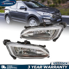 2pcs Front Fog Lights For Hyundai Santa Fe Sport 2013-2016 2pcs Front Fog Lights For Hyundai Santa Fe Sport 2013-2016