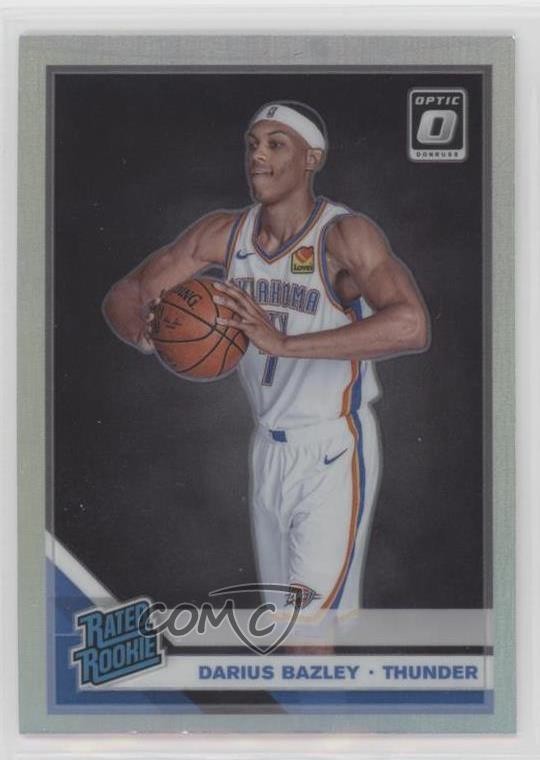 2019-20 Panini Donruss Optic Rated Rookie Holo Prizm Darius Bazley #156 0c6
