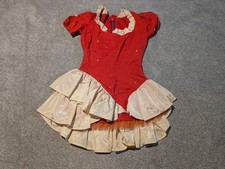 Vintage Figure Skating Dress Womens Medium 50s 60s Ice Show Sequin Handmade