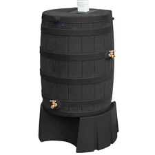 Good Ideas Rain Wizard 50Gal Rain Barrel Stand, Adds Room for Buckets (Open Box)