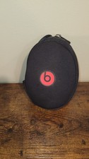 Genuine Beats by Dr. Dre Soft Carrying Case Black/Red Headphone Travel Storage