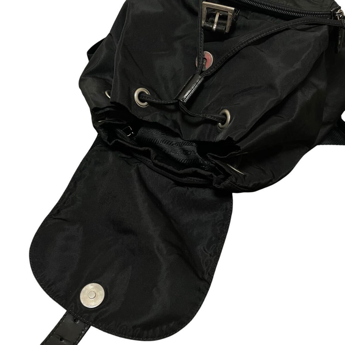 Excellent Condition PRADA TESSUTO NYLON BAG Prada Tessuto Nylon Backpack Triangl thumbnail 3