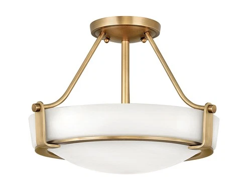 Hinkley Lighting 3220 Hathaway 3 Light 16"W Semi-Flush Bowl - Brass - Picture 1 of 9