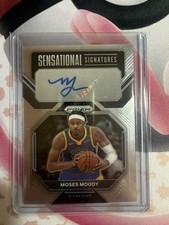 2022-23 Panini Prizm Moses Moody Sensational Signatures SS-MY 2nd-Year Auto