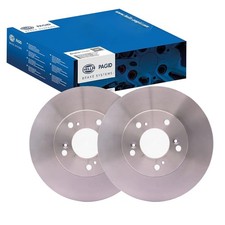 2x HELLA PAGID BREMSSCHEIBEN Ø282mm VORNE passend für HONDA CR-V HR-V INTEGRA LE