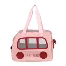 Pet Portable Travel Backpack Carrier for Small Cat Pet Dogs Pink