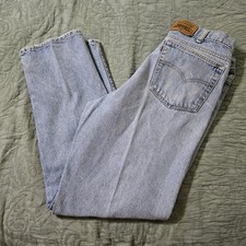 Vintage Levis Jeans 36x30 Orange Tab 540 Relaxed Light Wash 90s