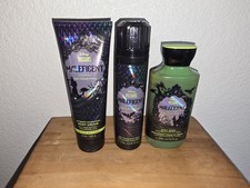 Bath Body Works - Villains Maleficent Body Cream, Mist, Wash - Lot Of 3