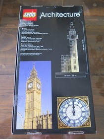 LEGO ARCHITECTURE 21013 BIG BEN COMPLETE OPEN BOX