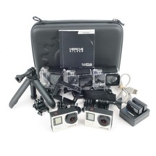 2X Gopro Hero 4 Action Cameras With Accessories (3247G)