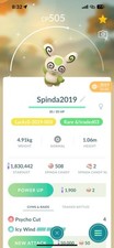 SPINDA Rare   Shiny SPINDA Pok mon Go -100 LUCKY 2019  guaranteed Lucky