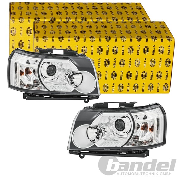 2X Hella BI-XENON Scheinwerfer Satz Passend FüR Land Rover Freelander-image