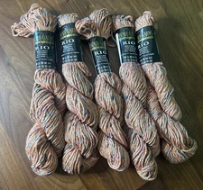 Cascade Rio Yarn Verigated  Cotton & Viscose 5 Skeins Salmon 0248 Lot 131604