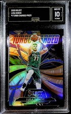2020-21 Select Turbo Charged Prizm #1 Luka Doncic Dallas Mavericks Graded GEM MI