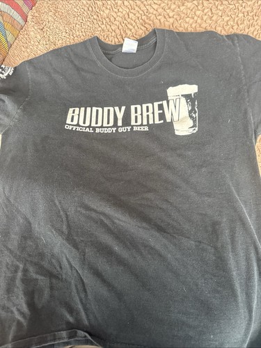 Buddy Brew (Official Buddy Guy Beer). Black Shirt. L