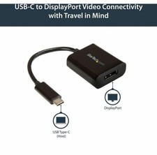 Startech.com USB-C Displayport Adapter USB-C to HDMI Adapter CDP2DP W/6ft Cable