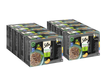 96x85g Sheba Katzenfutter Nassfutter Nature's Collection in Sauce Feine Vielfalt