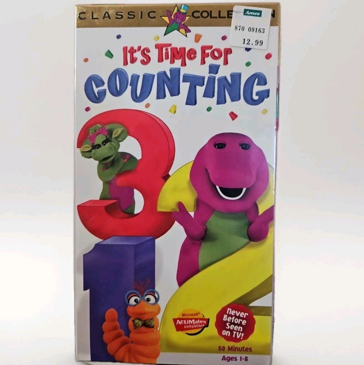Barney - Its Time For Counting (VHS, 1998) for sale online | eBay