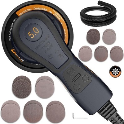 MAXXT 5.0mm Exzenterschleifer,bürstenlos,150mm&125mm,variabel,10 Schleifscheiben