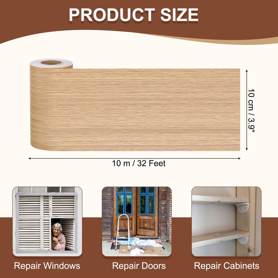 Wood Grain Repair Tape 4 Inch x 33 Feet Wood Grain Tape Wallpaper
