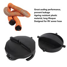 2pcs RV Sewer Cap Leakproof Anti Aging Sewer Cap For RV VVTC