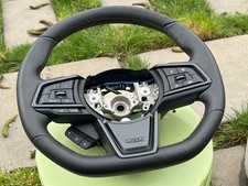  Oem 2022-2024 Subaru Wrx Steering Wheel Black Red Stitching 3 Spoke