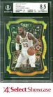 2017 Panini Select Basketball Die Cut Gold LeBron James #122 PSA 9