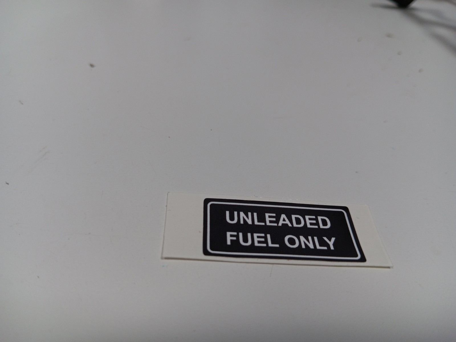 Unleaded Fuel Only Decal for Land Cruiser FJ40 FJ60