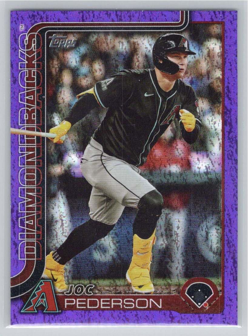 2025 Topps Series 1 #127 Joc Pederson /250 Purple Holo Foil 2025 Topps Series 1 #127 Joc Pederson /250 Purple Holo Foil