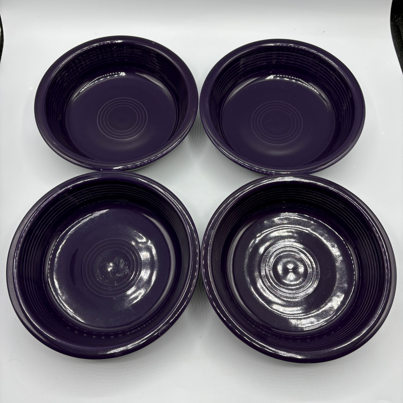 Lot of 4 Fiesta Fiestaware 7 1/4&rdquo; Soup Cereal Ice Cream Bo