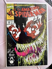 Amazing Spider-Man #346 Signed By Stan Lee..Error Hologram Sticker 1/1!