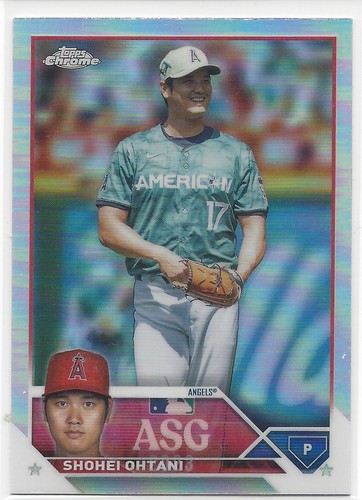 (0025) SHOHEI OHTANI 2023 TOPPS CHROME UPDATE ALL STAR GAME REFRACTOR #ASGC-31