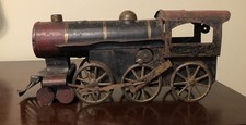 Antique Pressed Steel Dayton Hill Climber Toy Train Locomotive Friction 14"
