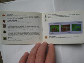 NES Nintendo Vintage Dragon Warrior Instruction Booklet, 1989