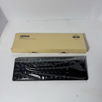 Arteck Universal Backlit 7-Colors Bluetooth Touch TV Keyboard HB305-4B Black