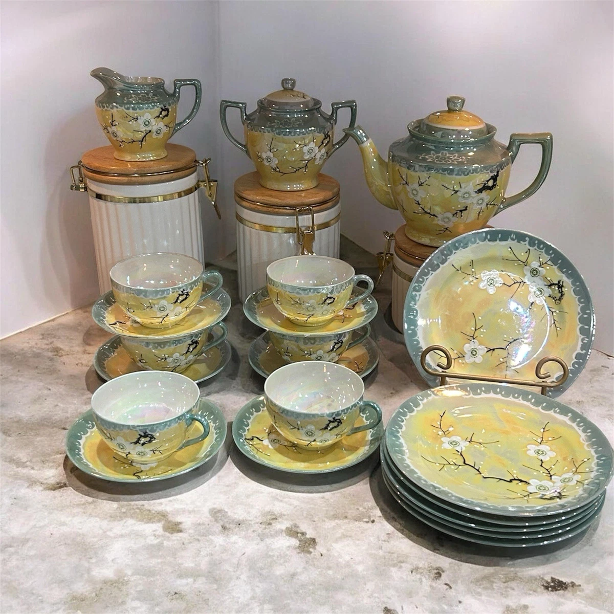 Takito Lusterware In Collectible Japanese Teapots & Tea Sets (1900