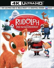 Rudolph the Red-nosed Reindeer 4K UHD Blu-ray Burl Ives NEW