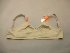 NWT Warners Size L Womens Beige Unlined Wireless Back Closure Demi Bra 11A