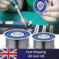 60/40 Tin Lead Soldering Rosin Flux Core Electronic Solder Wire 0.7 / 1.2mm UK