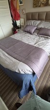 Bedding Set For Bailey 754i Motorhome Island Bed in Grey/Purple