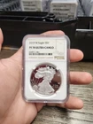 2019-W $1 PROOF AMERICAN SILVER EAGLE, 1 OZ .999 NGC PF-70 ULTRA CAMEO!