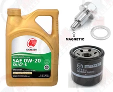 SKYACTIV® Oil Filter 1WPE-14-302 + 5QTS. 0w-20 IDEMITSU Oil + MAGNETIC for MAZDA