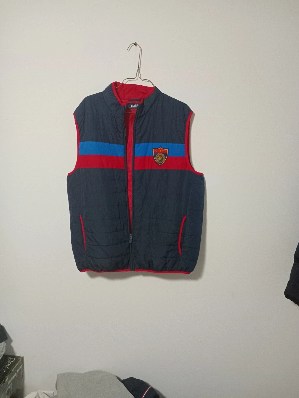 Mens Chaps Puffer Winter Vest Xl