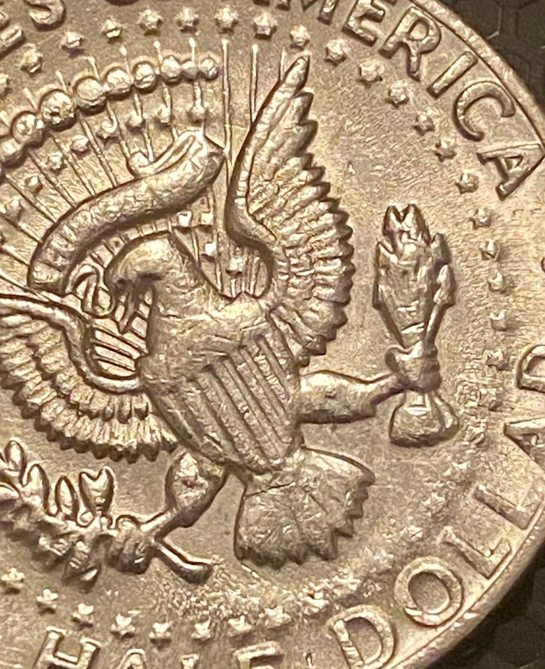 1983 P Kennedy Half Dollar No FG Nice Mint Error! L👀K! - Image 2 of 4