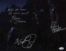 Frank Oz, Peter Mayhew & Michael Kingma "Star Wars" SIGNED 11x14 Photo ACOA Frank Oz, Peter Mayhew & Michael Kingma "Star Wars" SIGNED 11x14 Photo ACOA