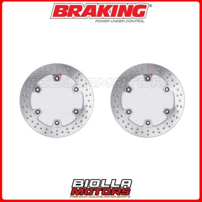 FRONT BRAKE DISC KIT BRAKING HONDA PACIFIC COAST 800 1992 - [FIXED] 2xHO31