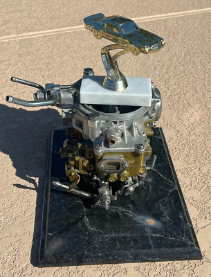 NIKKI 4 BARREL CARBURETOR CUSTOM RACING TROPHY DRIVER'S AWARD