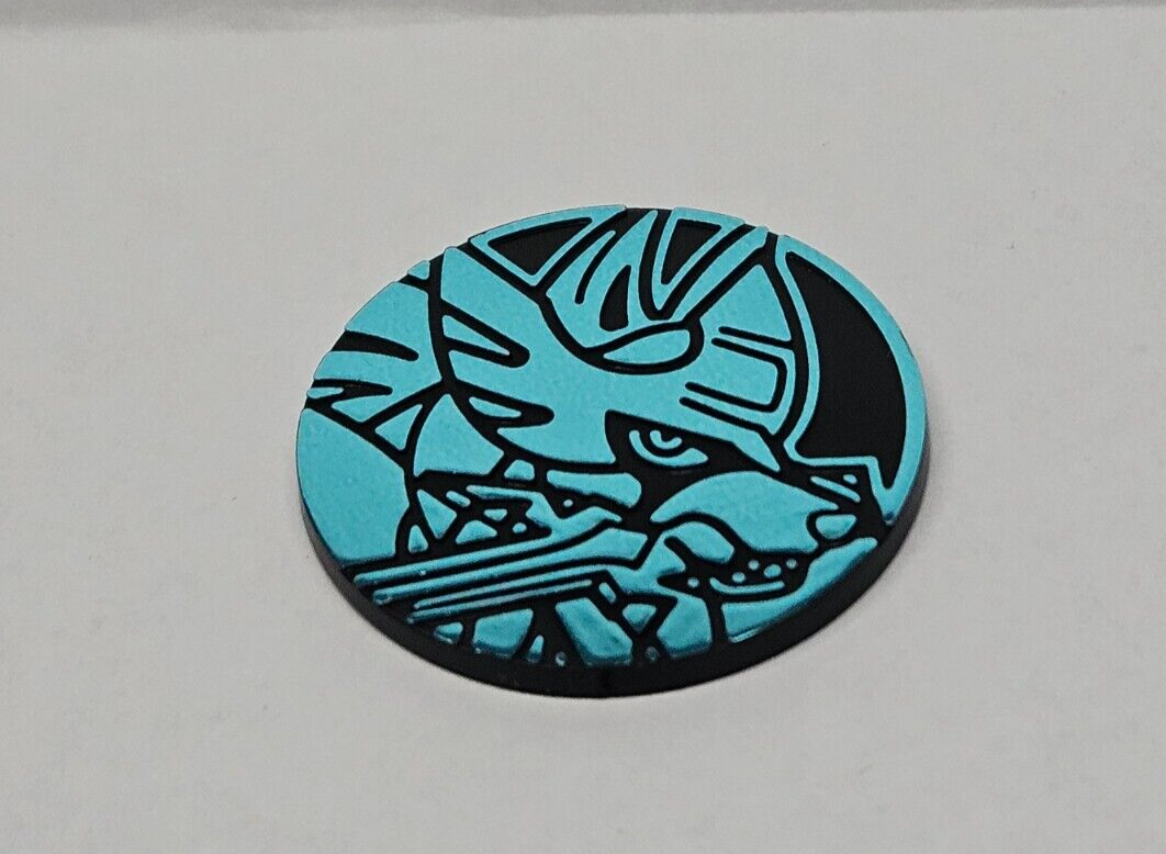 Pokemon Trading Card Games Zacian Plastic Cyan Coin | eBay