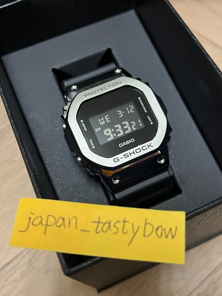 Casio G-SHOCK GM-5600-1JF Digital Stainless Steel Bezel Casio G-SHOCK GM-5600-1JF Digital Stainless Steel Bezel