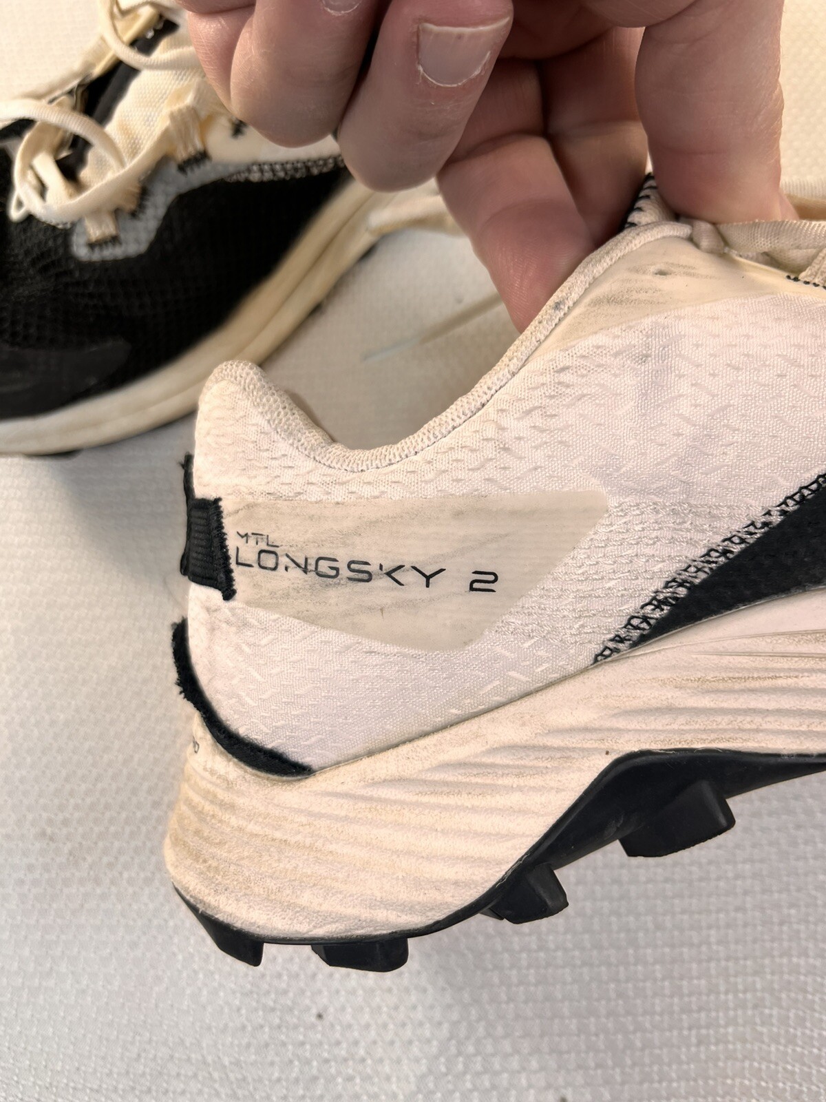 Scarpe Merrell donna taglia 8 5 lunghe Sky 2 nere bianche escursionismo corsa trail nuove